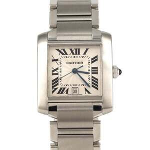 Cartier Tank Française LM W51002Q3 Stainless Steel Automatic Watch